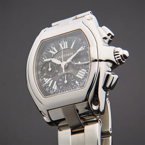 replica cartier roadster chronograph|cartier roadster pre owned.